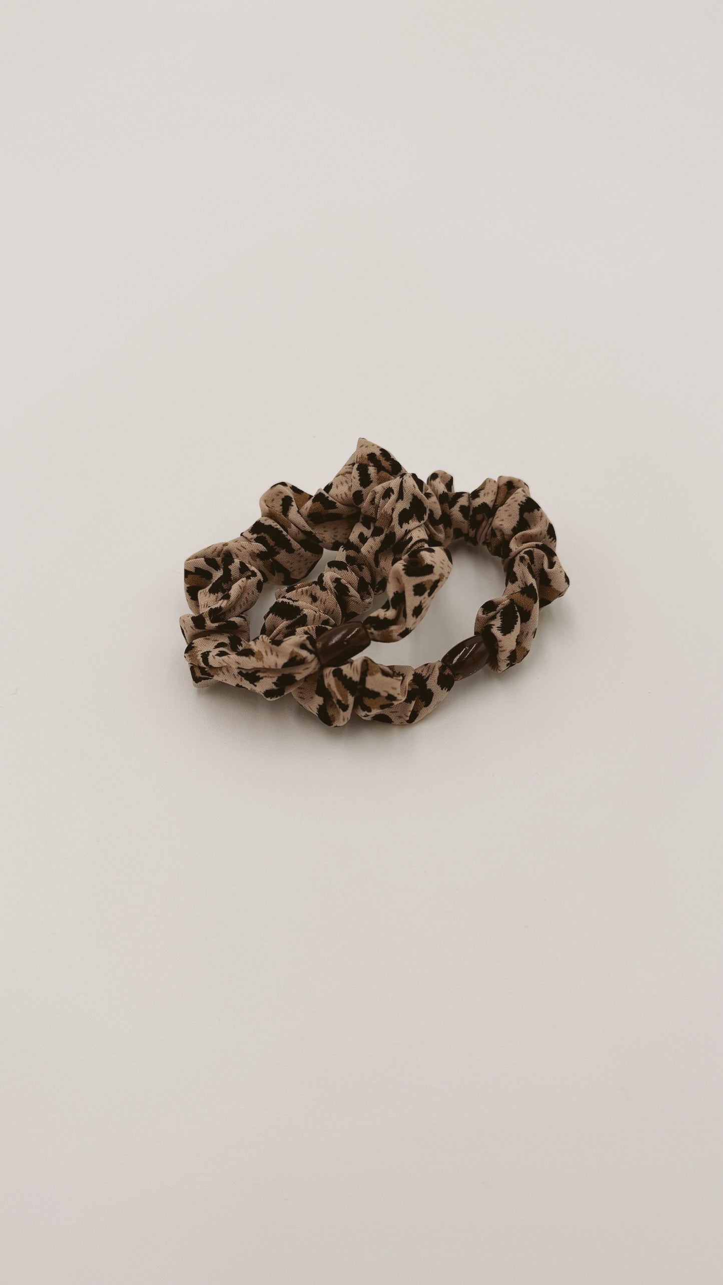 Cheetah Print Mini Scrunchie Set