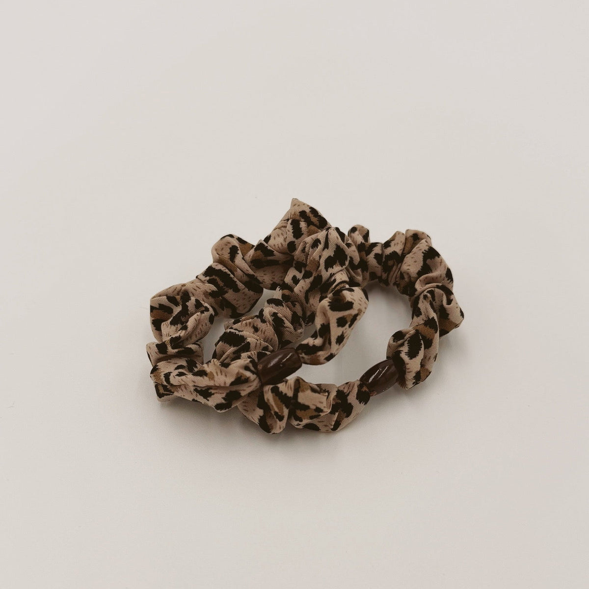 Cheetah Print Mini Scrunchie Set