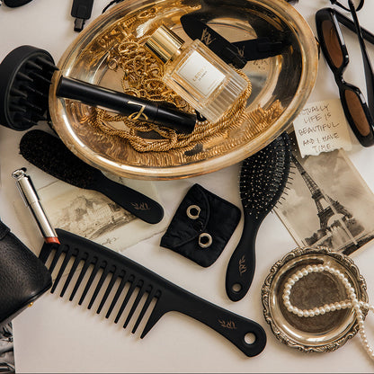 The Noir Collection Wide Tooth Comb