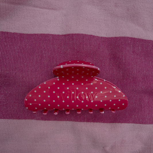 Pink Pop Midi arylic claw clip