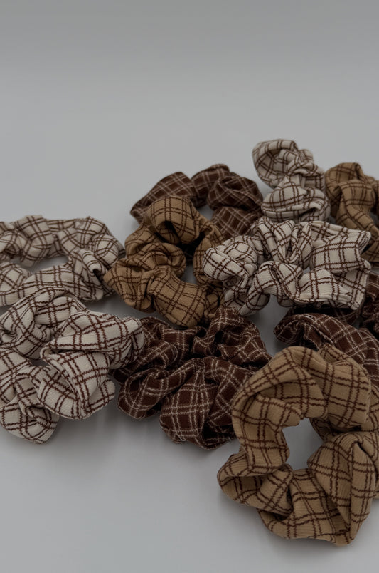 Plaid Perfection Scrunchie