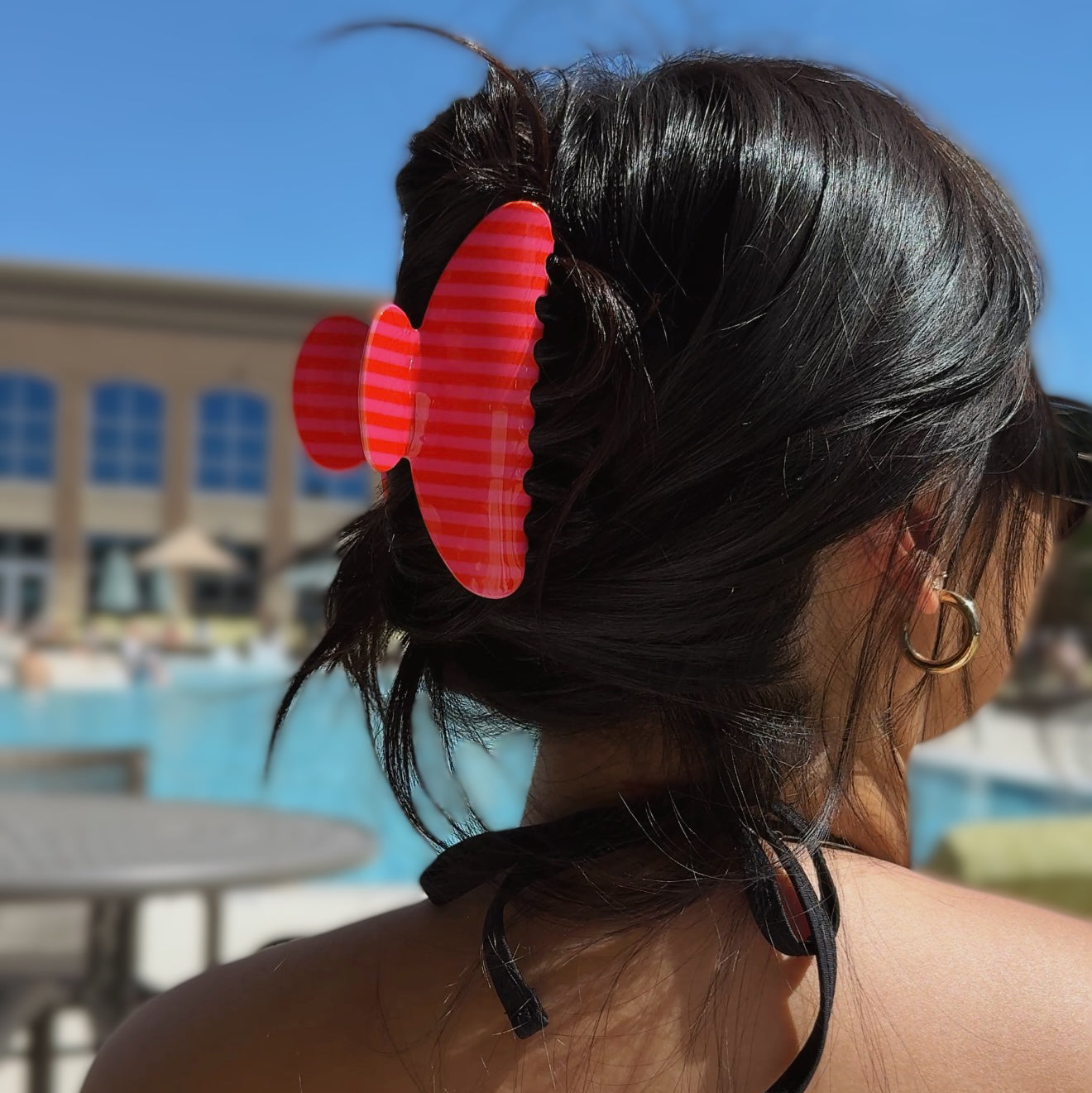 Spritz Acrylic Midi Claw Clip