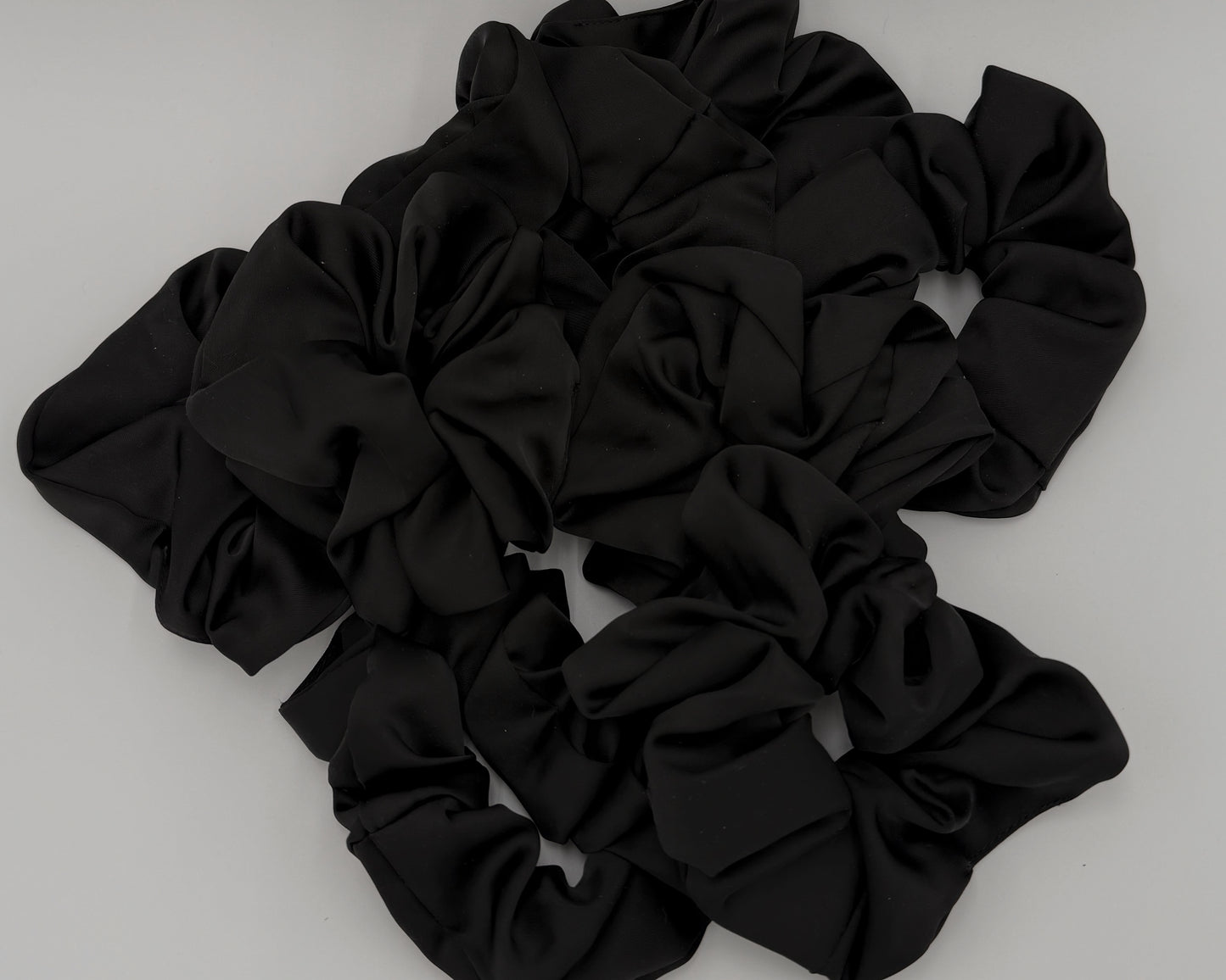 Midnight Luxe Satin Scrunchie