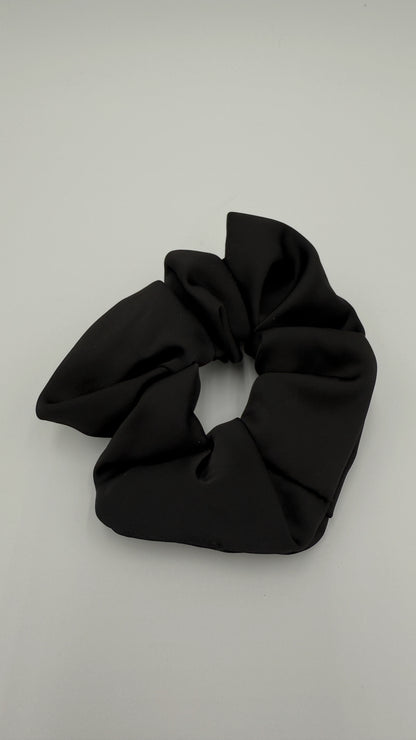 Midnight Luxe Satin Scrunchie